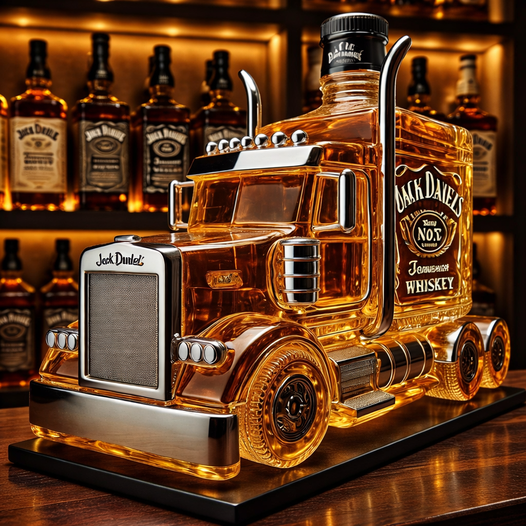 Semi Truck - Whisky Decanter